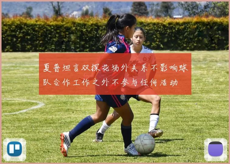 夏普坦言双探花场外关系不影响球队合作工作之外不参与任何活动